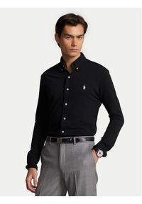 Polo Ralph Lauren Koszula 710654408089 Czarny Regular Fit. Typ kołnierza: polo. Kolor: czarny. Materiał: bawełna