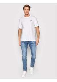 Hugo T-Shirt Dero222 50466158 Biały Regular Fit. Kolor: biały. Materiał: bawełna