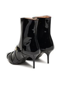 Love Moschino - LOVE MOSCHINO Botki JA21047G1NIH000 Czarny. Kolor: czarny. Materiał: lakier, skóra #3