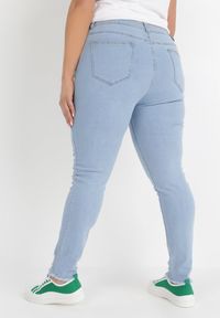 Born2be - Jasnoniebieskie Jeansy Eidele. Okazja: na co dzień. Kolekcja: plus size. Kolor: niebieski. Długość: długie. Wzór: aplikacja. Styl: casual #6