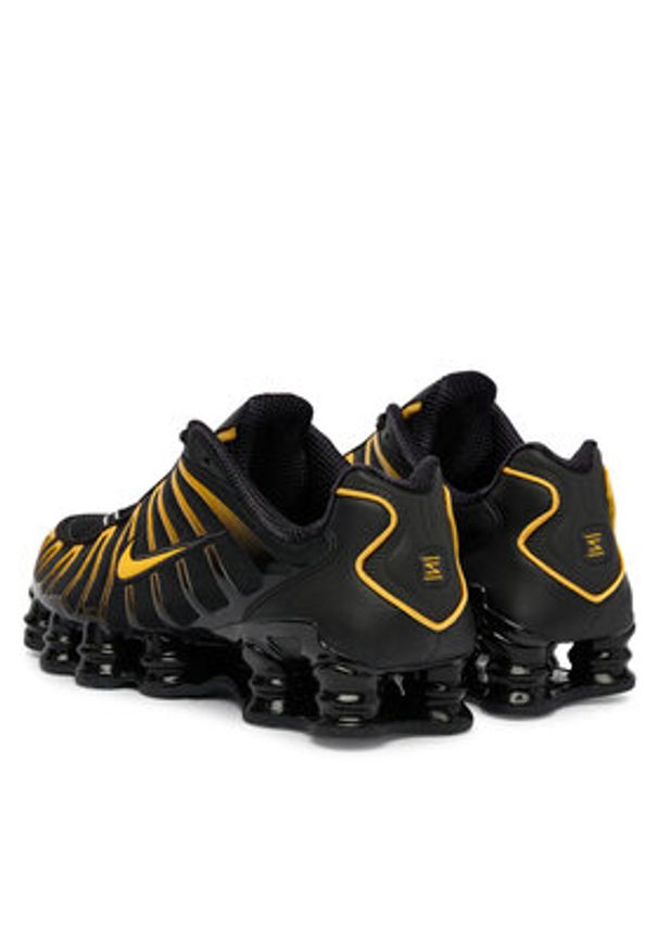 Nike Sneakersy Shox TL AV3595 013 Czarny. Kolor: czarny. Materiał: materiał