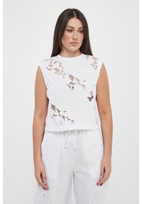 Twinset Milano - Top damski koronkowy TWINSET. Materiał: koronka #2