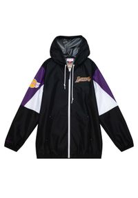 Mitchell & Ness - Kurtka wodoodporna Los Angeles Lakers Intégrale Throw It Back. Kolor: czarny #1