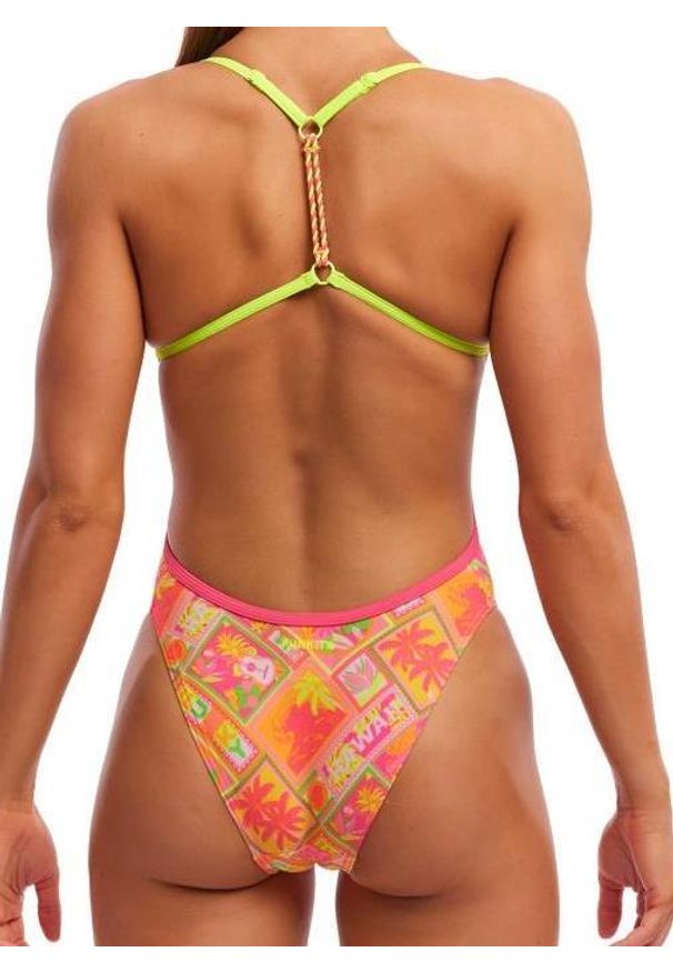 FUNKITA - Strój kąpielowy Funkita Hula Bula - Twisted. Kolor: pomarańczowy