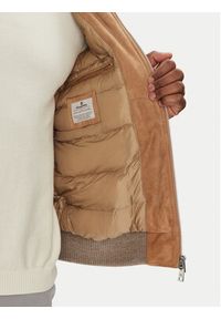 Milestone Kurtka skórzana MSNicolas 531628 60690 Beżowy Regular Fit. Kolor: beżowy. Materiał: akryl, skóra #5