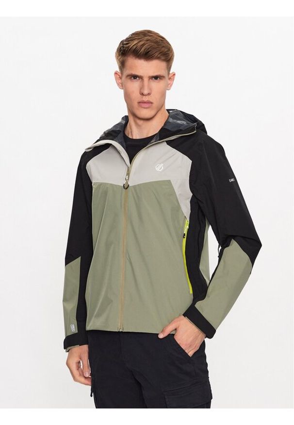 Dare2B Kurtka przeciwdeszczowa Cornice Jacket DMW544 Zielony Regular Fit. Kolor: zielony. Materiał: syntetyk