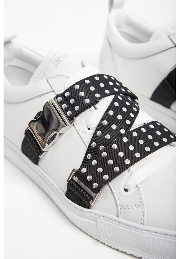 Les Hommes - Sneakersy LES HOMMES. Zapięcie: klamry. Wzór: nadruk