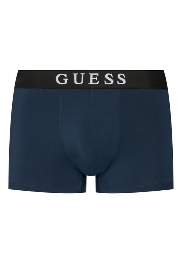 Guess Bokserki U3BF00 KBF90 Granatowy. Kolor: niebieski