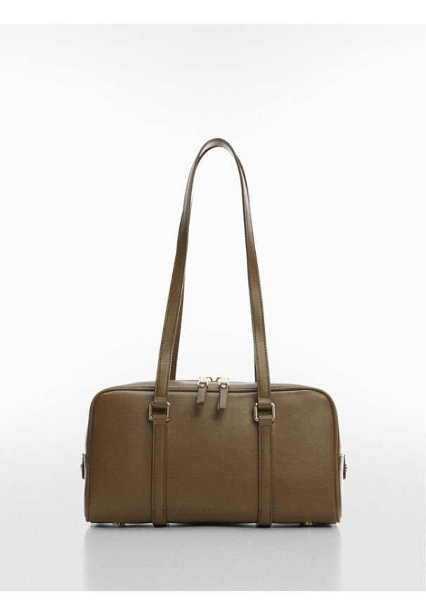 mango - Torebka Mango. Kolor: brązowy