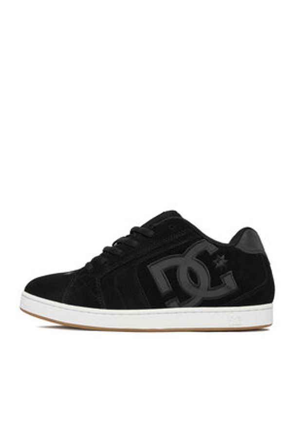 DC Shoes Sneakersy EO-NET SE DC03260001 Czarny. Kolor: czarny. Materiał: nubuk, skóra
