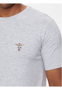 Aeronautica Militare T-Shirt AM1UTI001 Szary Regular Fit. Kolor: szary. Materiał: bawełna #4