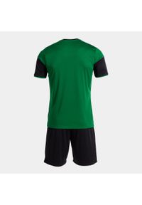 Zestaw Sportowy Unisex Joma Danubio III - Oddychający i Zrównoważony. Kolor: czarny, zielony, wielokolorowy. Materiał: dresówka. Sport: piłka nożna
