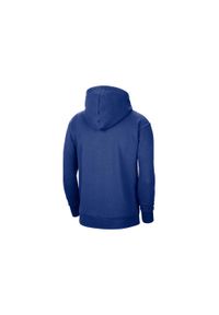Nike - Bluza męska nike nba philadelphia 76ers essential logo pullover hoodie rush blue. Kolor: niebieski. Sport: bieganie