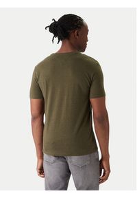 Tommy Jeans T-Shirt Jaspe DM0DM20363 Zielony Slim Fit. Kolor: zielony. Materiał: syntetyk, bawełna #2
