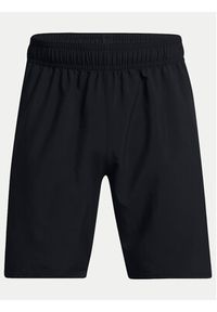 Under Armour Szorty sportowe Ua Woven Wdmk Shorts 1383356-001 Czarny Loose Fit. Kolor: czarny. Materiał: syntetyk. Styl: sportowy #3