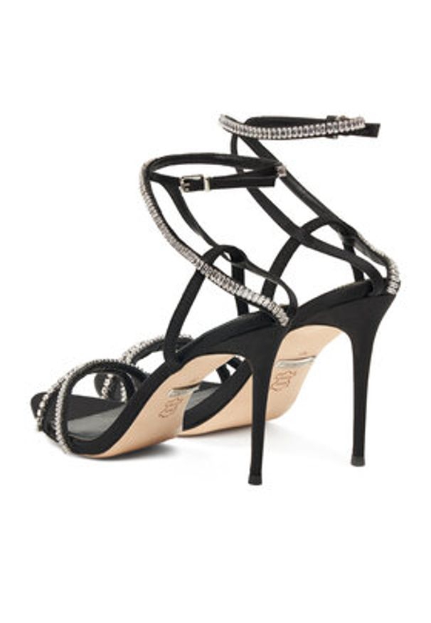 Marciano Guess Sandały 5BGZ49 7424A Czarny. Kolor: czarny. Materiał: skóra