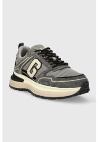 GANT - Gant sneakersy Cazidy kolor szary 27633205.G86. Nosek buta: okrągły. Zapięcie: sznurówki. Kolor: szary. Materiał: skóra, materiał, włókno, guma #3