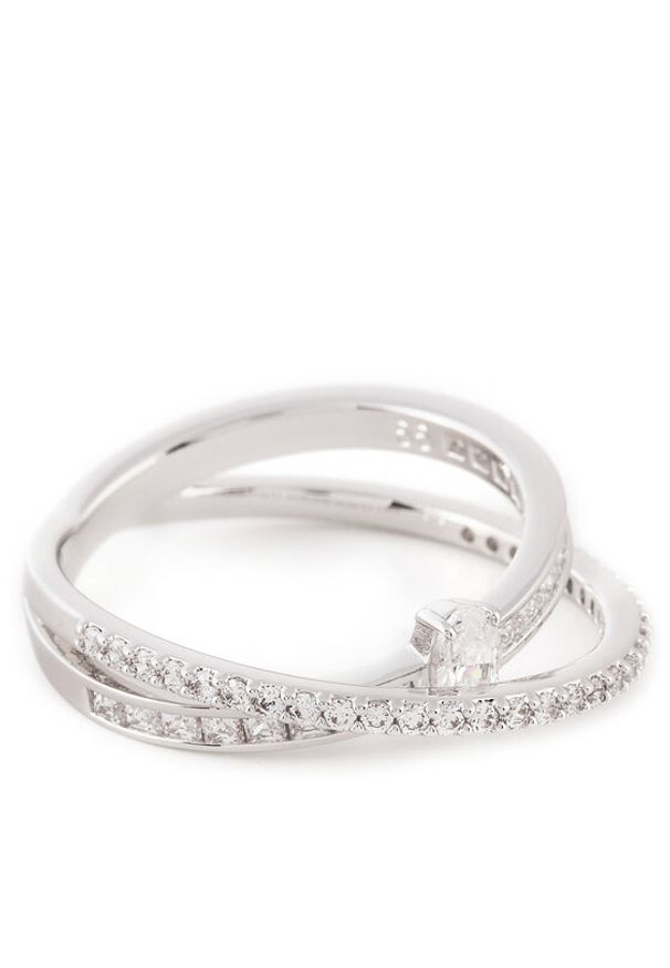 Swarovski Pierścionek Hyperbola 5691231 Srebrny. Materiał: metalowe. Kolor: srebrny