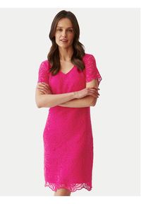 Tatuum Sukienka koktajlowa Sono T2406.204 Różowy Regular Fit. Kolor: różowy. Materiał: bawełna. Styl: wizytowy #8