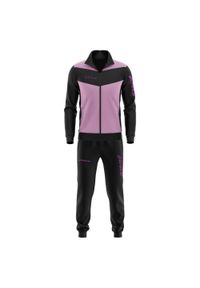 Dres Givova Visa Luxury. Kolor: czarny, różowy, wielokolorowy. Materiał: dresówka. Sport: piłka nożna