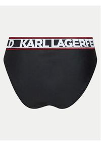 Karl Lagerfeld - KARL LAGERFELD Dół od bikini 240W2222 Czarny. Kolor: czarny. Materiał: syntetyk #2