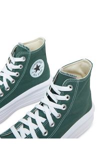 Converse Trampki Chuck Taylor All Star Move Platform A10664C Zielony. Kolor: zielony. Materiał: materiał. Obcas: na platformie #5