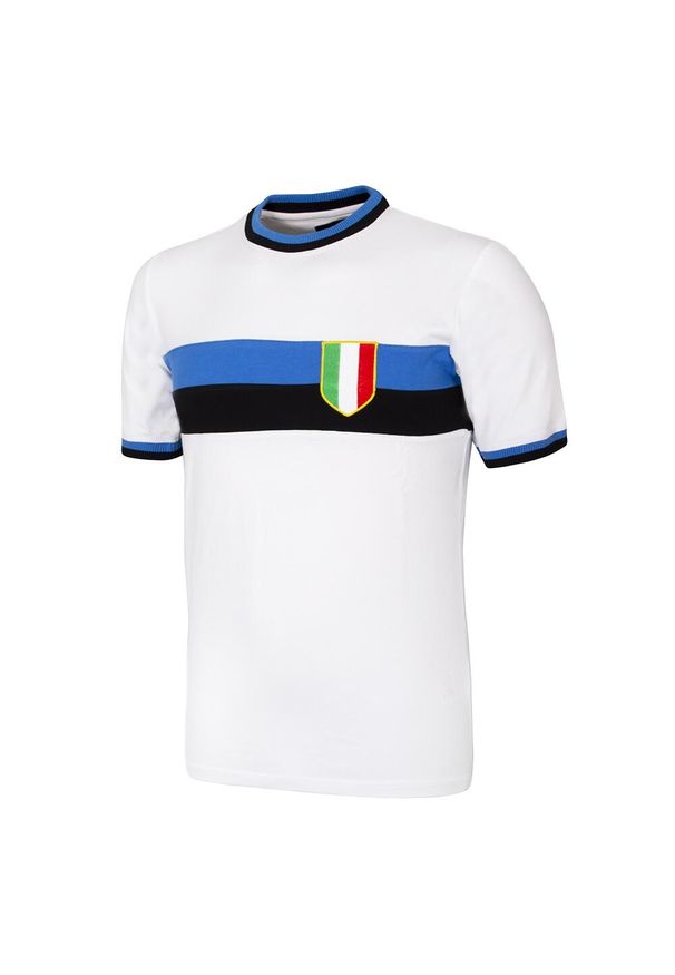 COPA FOOTBALL - Koszulka retro piłkarska dla dorosłych - FC Internazionale 64-65 - Biały. Kolor: biały. Sport: piłka nożna