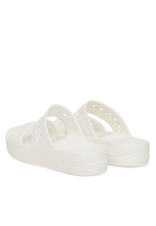 Crocs Klapki BAYA PLATFORM SANDAL 208188-100 Biały. Kolor: biały. Obcas: na platformie