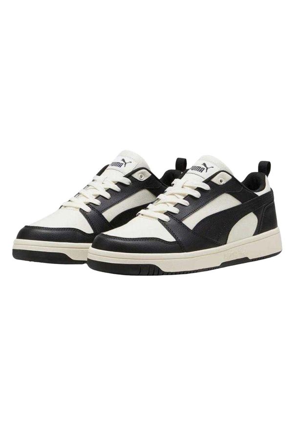 Puma - Męskie Buty Treningowe Rebound V6 CV Low Cut. Kolor: czarny, biały, wielokolorowy. Sport: turystyka piesza