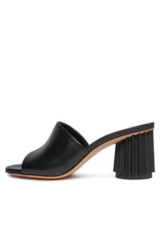 AGL Klapki Dorica D684003PCKB0741013 Czarny. Kolor: czarny. Materiał: skóra