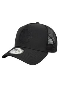 New Era - Czapka z daszkiem dla dorosłych E-Frame AS Roma Trucker Cap. Kolor: czarny. Materiał: poliester #1