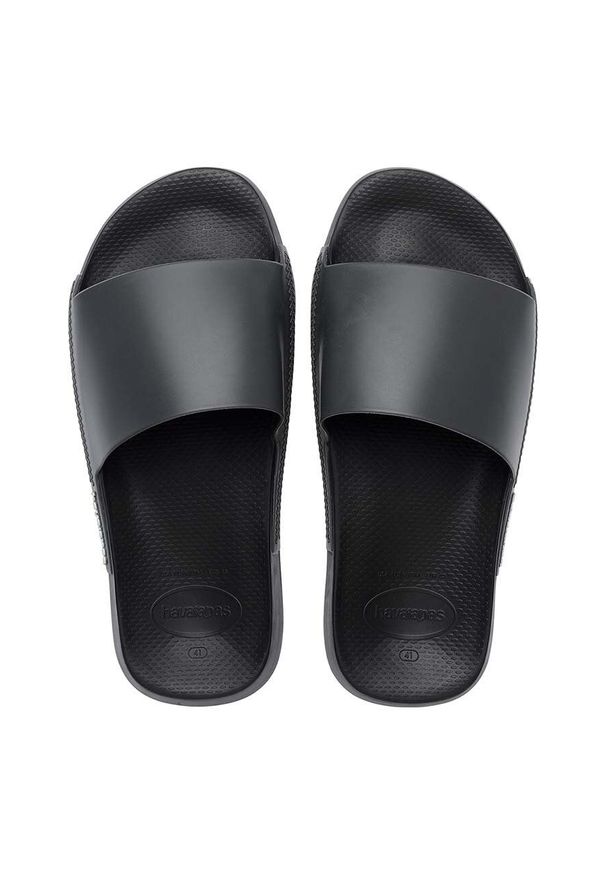 Havaianas klapki Slide Classic kolor czarny. Kolor: czarny. Materiał: materiał, guma. Wzór: gładki
