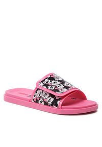 melissa - Melissa Klapki Groovy + Mickey Mouse 33632 Czarny. Kolor: czarny. Wzór: motyw z bajki