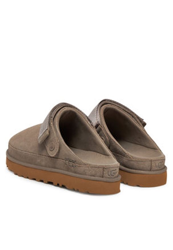 Ugg Klapki W Goldenstar Clog 1138252 Szary. Kolor: szary. Materiał: zamsz, skóra