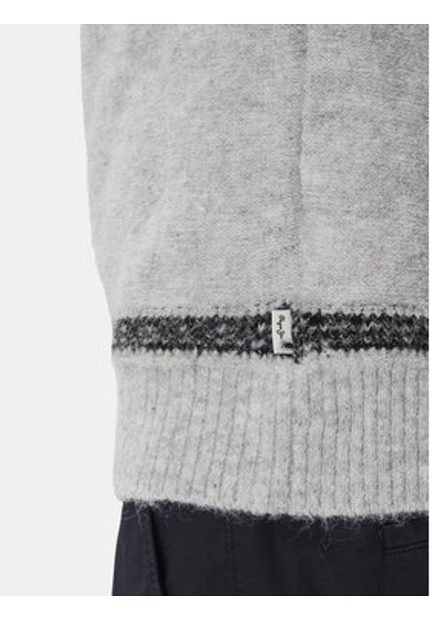 Pepe Jeans Sweter Fairisle PM702504 Szary Regular Fit. Kolor: szary. Materiał: syntetyk
