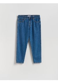 Reserved - Jeansy carrot fit - niebieski. Kolor: niebieski