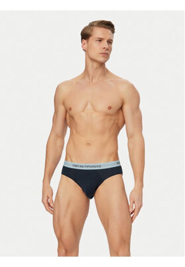 Emporio Armani Underwear Komplet slipów EM000256 AF20671 MB254 Kolorowy. Materiał: bawełna. Wzór: kolorowy