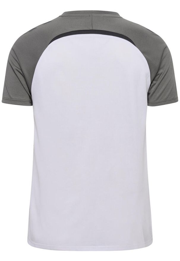 Polo Hummel Lead 2.0. Typ kołnierza: polo. Kolor: biały. Sport: piłka nożna