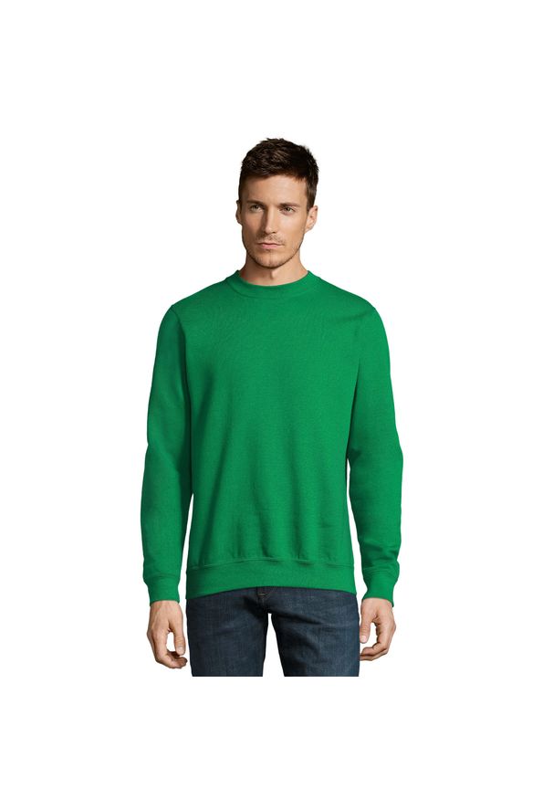 SOL'S - Bluza Unisex Dla Dorosłych New Supreme. Kolor: zielony
