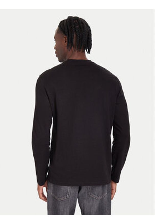Guess Longsleeve M5BI10 K8FQ4 Czarny Regular Fit. Kolor: czarny. Materiał: bawełna. Długość rękawa: długi rękaw