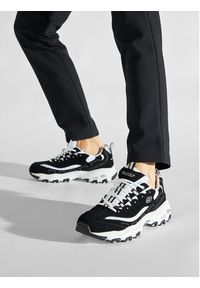 skechers - Skechers Sneakersy D'lites 52675/BKW Czarny. Kolor: czarny. Materiał: skóra #7
