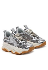 Steve Madden Sneakersy Possession-E SM19000033 Srebrny. Kolor: srebrny. Materiał: materiał