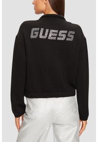 Guess - GUESS Czarna damska bluza Cecilia. Kolor: czarny