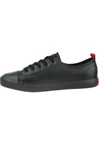 Big-Star - Buty Big Star Shoes W GG274007 czarne. Okazja: na co dzień. Zapięcie: sznurówki. Kolor: czarny. Materiał: skóra, syntetyk, materiał. Szerokość cholewki: normalna #5