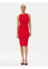 Gaudi Spódnica ołówkowa 511FD73005 Czerwony Slim Fit. Kolor: czerwony. Materiał: syntetyk #2