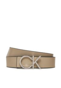 Calvin Klein Pasek Damski K60K612397 Czarny. Kolor: czarny. Materiał: skóra