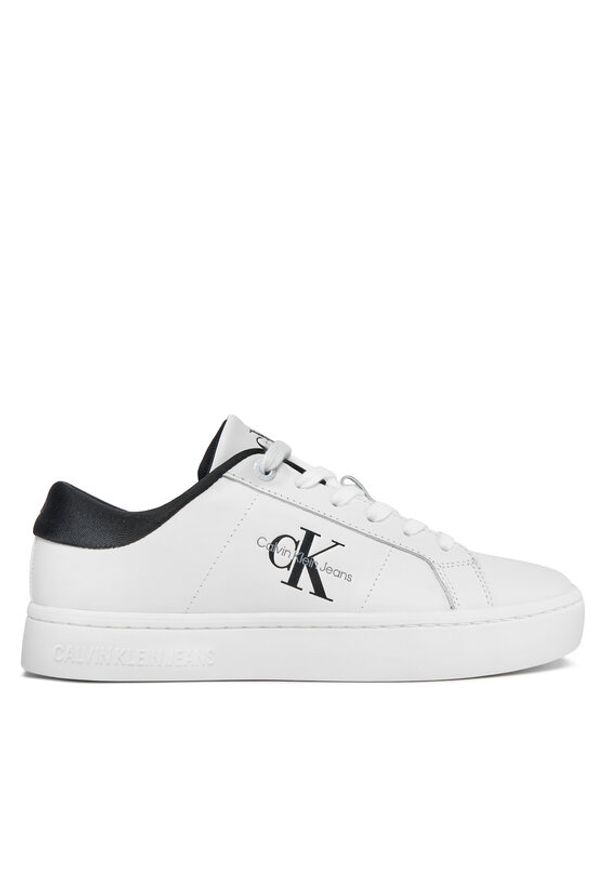 Calvin Klein Jeans Sneakersy Classic Cupsole Lowlaceup Lth Wn YW0YW01444 Czarny. Kolor: czarny