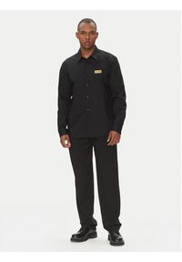 Versace Jeans Couture Koszula 78GALYR1 Czarny Slim Fit. Kolor: czarny. Materiał: bawełna #4