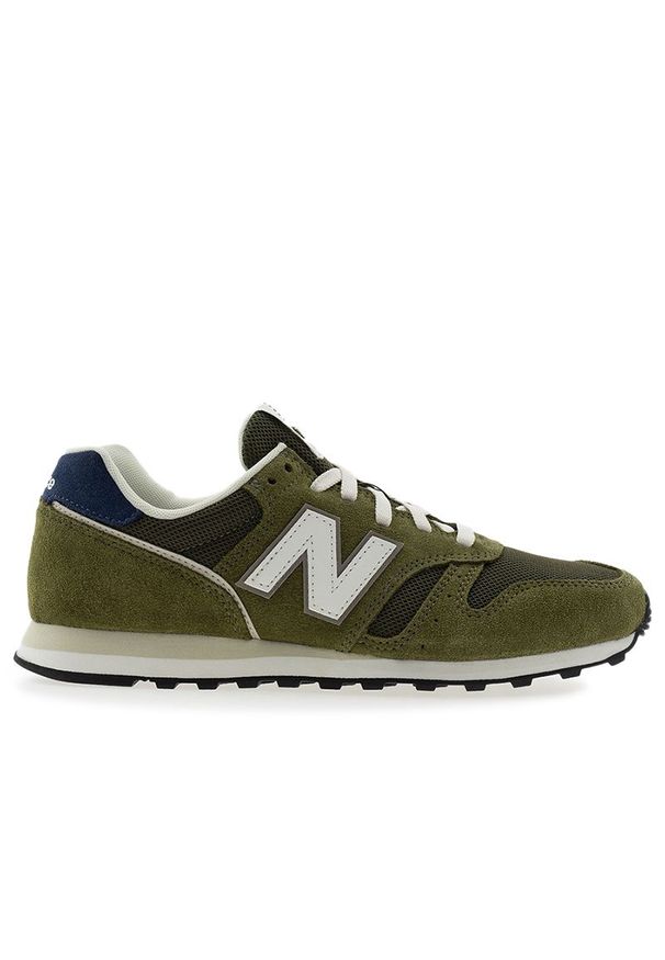 Buty unisex New Balance ML373XD2 - zielone. Okazja: na co dzień. Zapięcie: sznurówki. Kolor: zielony. Materiał: materiał, skóra, zamsz, guma. Szerokość cholewki: normalna. Model: New Balance 373