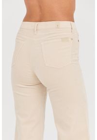 7 FOR ALL MANKIND Beżowe damskie spodnie Modern Dojo Velvet, Rozmiar 28. Kolor: beżowy #3